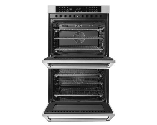 30" Double Wall Oven, Silver Stainless Steel with Pro Style Handle