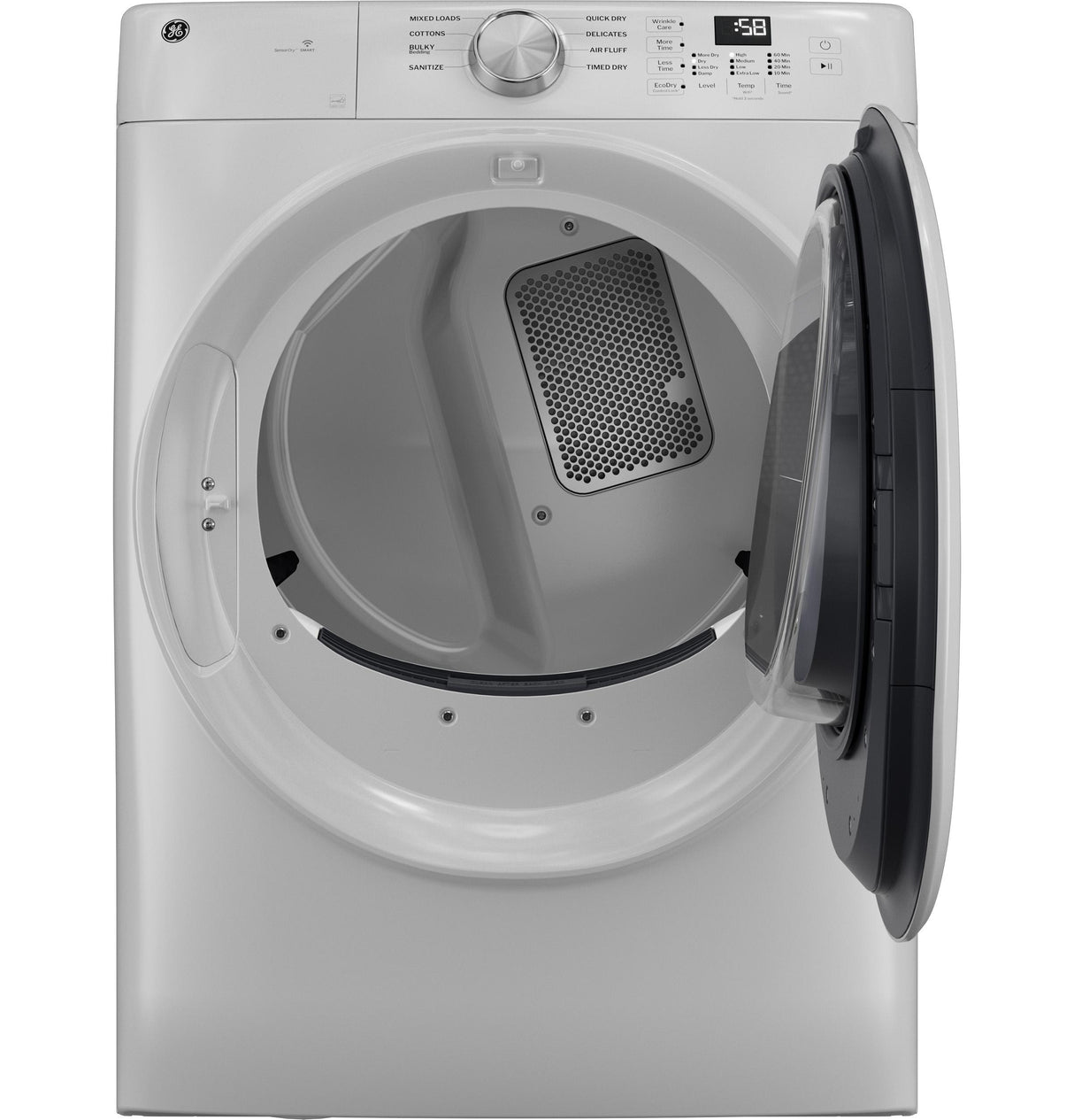 GE® ENERGY STAR® 7.8 cu. ft. Capacity Smart Front Load Gas Dryer