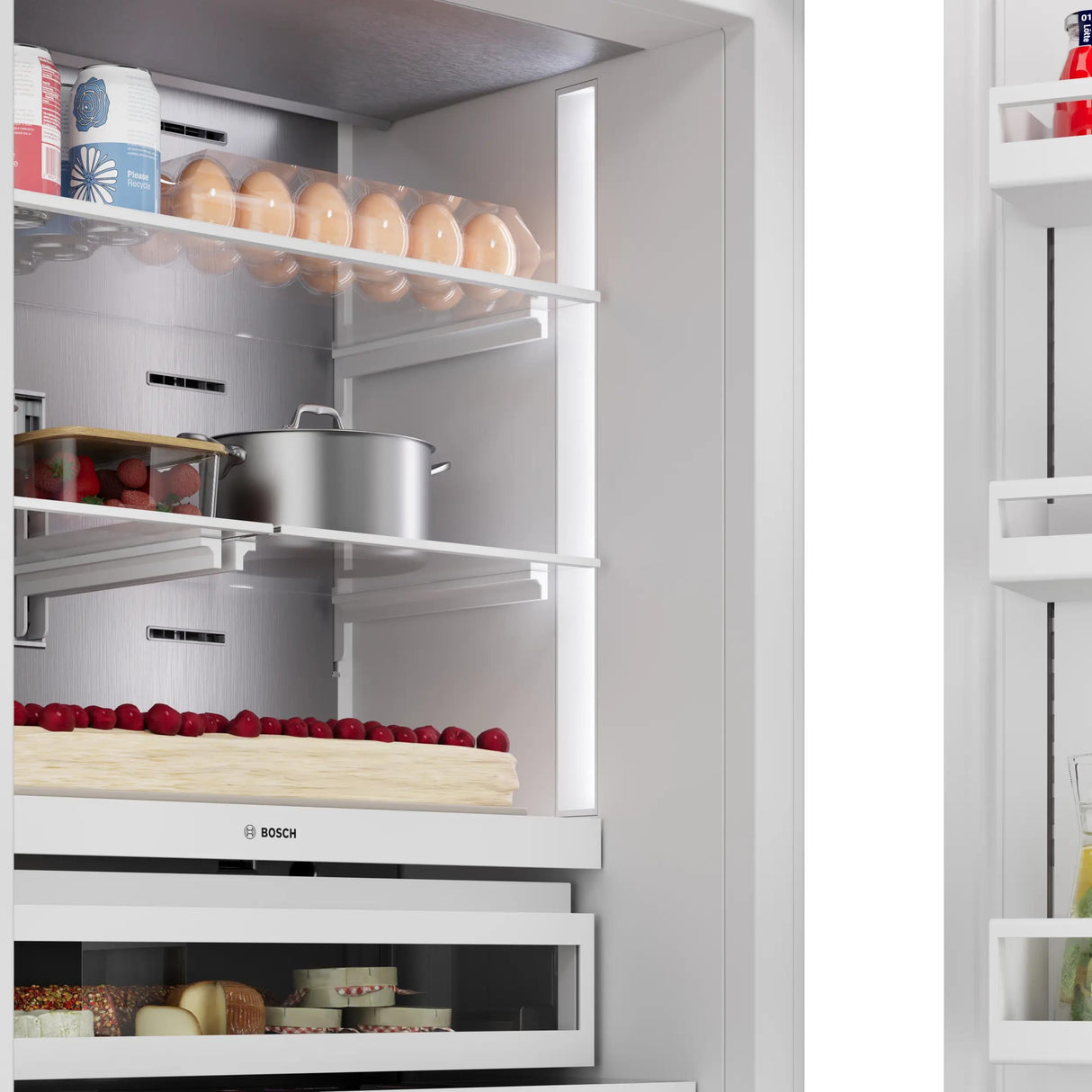 Benchmark™ Built-in Bottom Freezer Refrigerator 30'' Softclose® Flat Hinge
