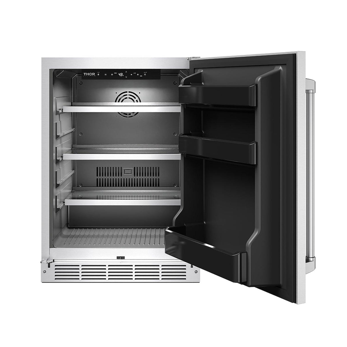 Gordon Ramsay Collection 24 Inch Outdoor Undercounter Beverage Cooler In Stainless Steel