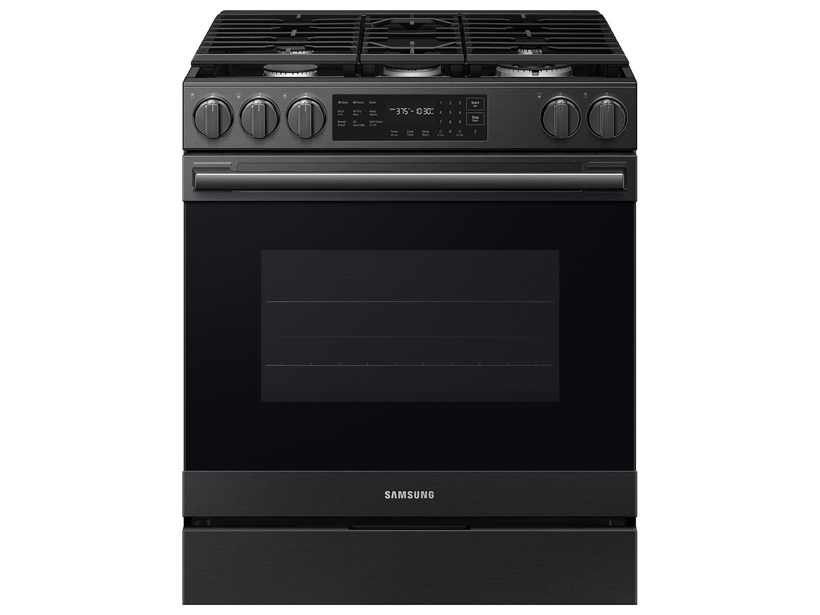 Bespoke Smart Slide-in Gas Range Pro Style Design Air Fry Max True Convection