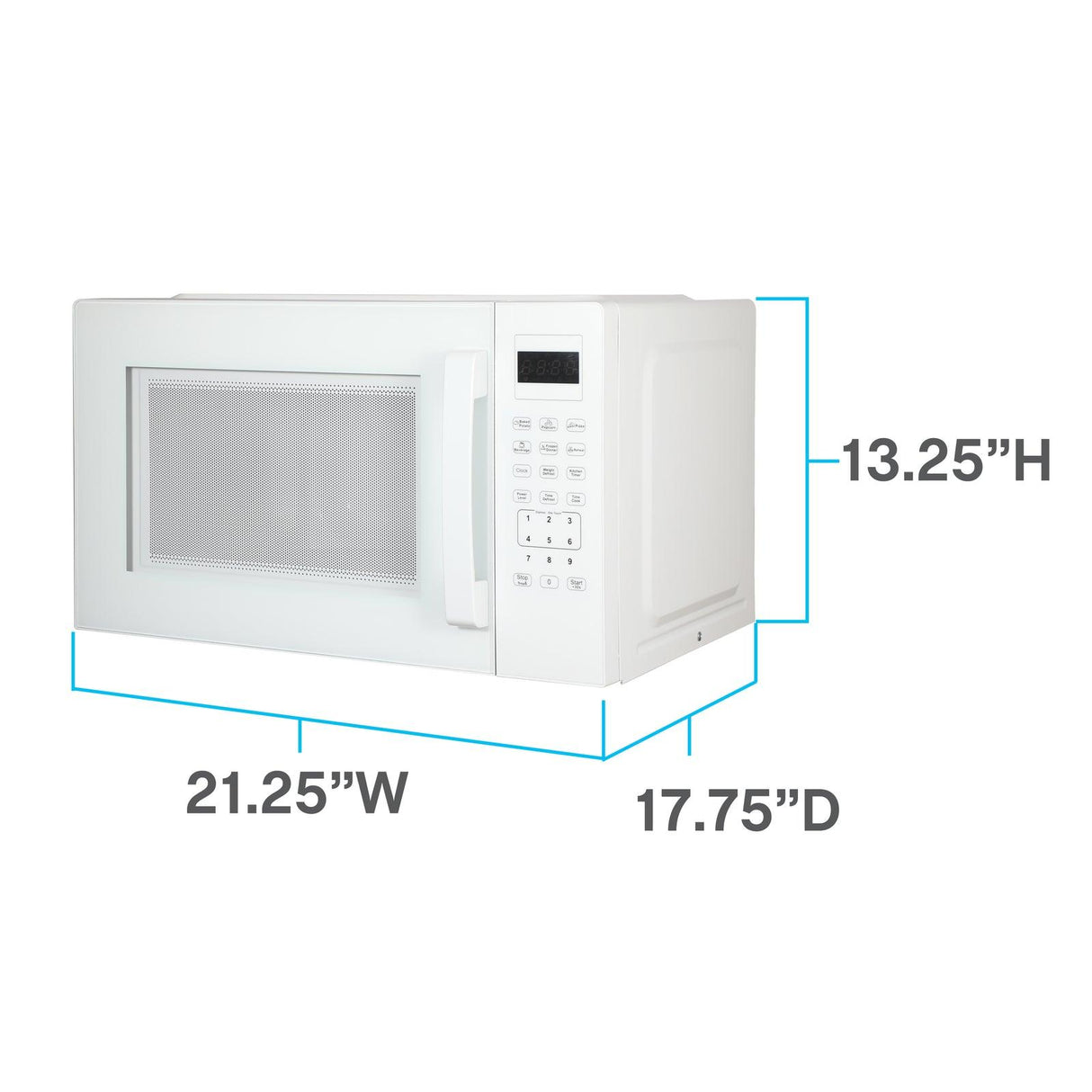 Avanti 1.5 cu. ft. Microwave Oven - Stainless Steel