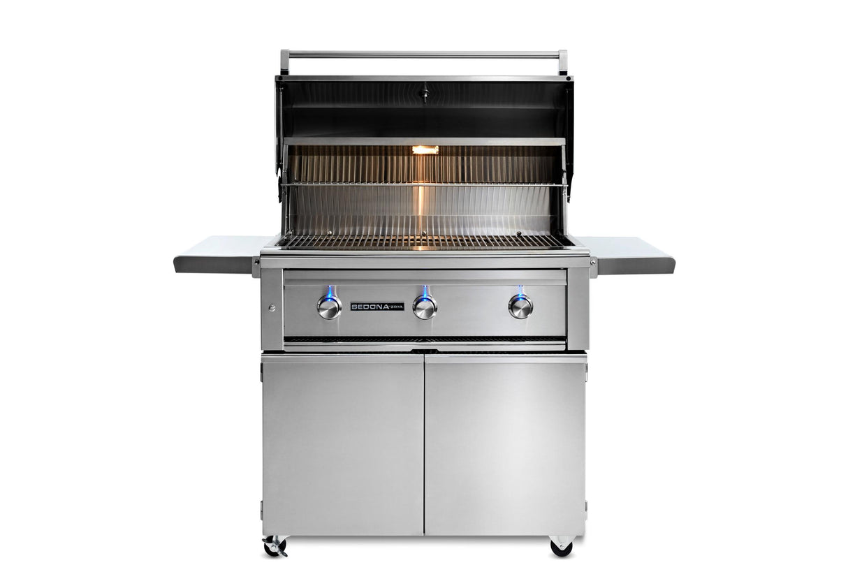 36" Sedona by Lynx Freestanding Grill with 2 Stainless Steel Burners and ProSear Burner, NG