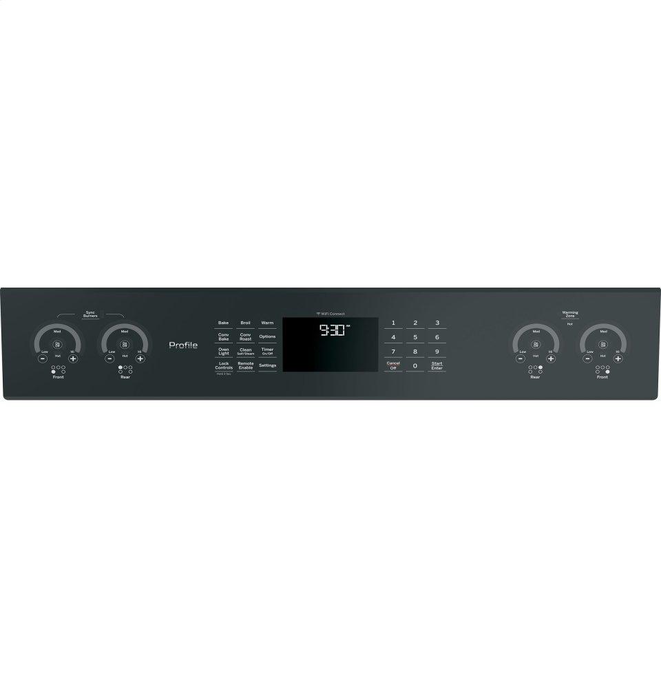 GE Profile™ 30" Smart Slide-In Front-Control Induction and Convection Range