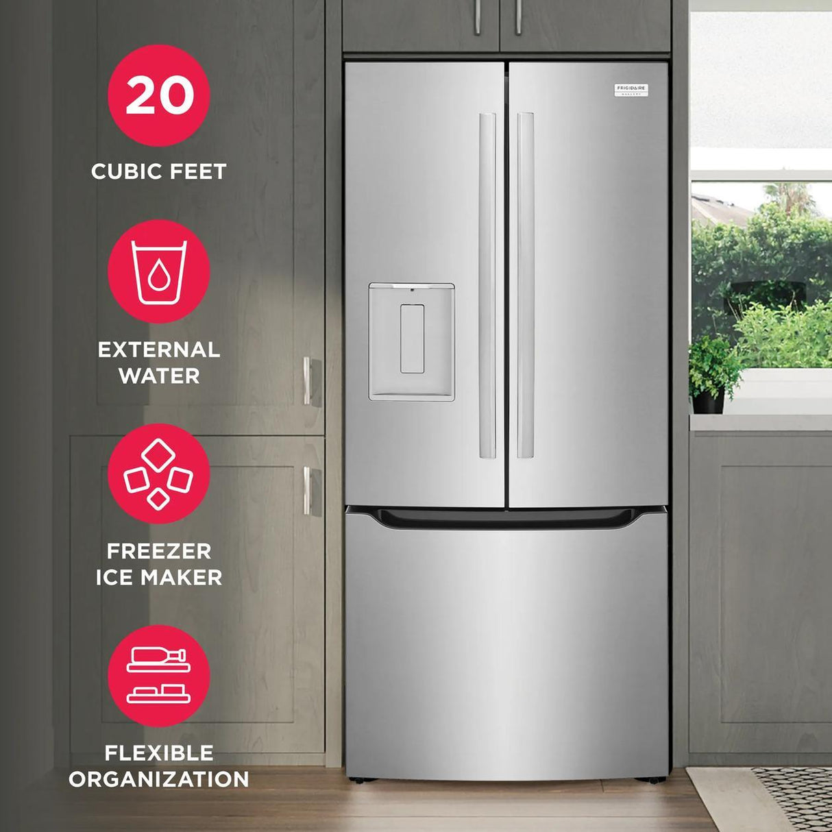 20 Cu. Ft. Standard-Depth French Door Refrigerator