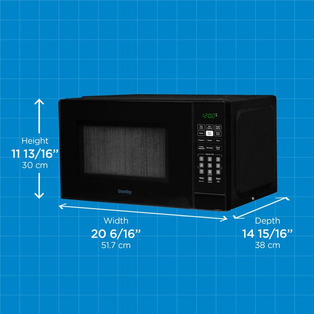 Danby 1.1 cu. ft. Countertop Microwave in Black