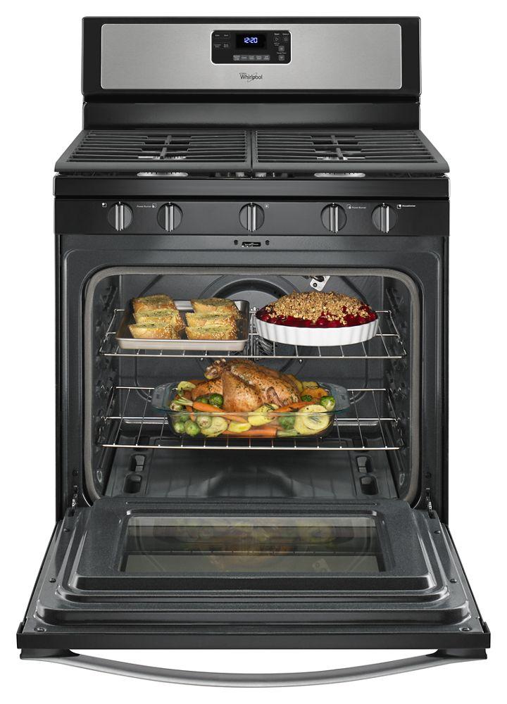 5.0 Cu. Ft. Freestanding Gas Range with Fan Convection Cooking