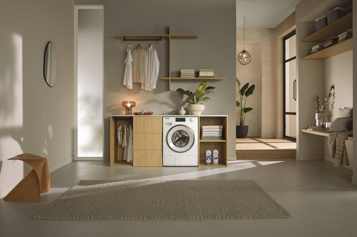 WXF660 WCS TDos Lotus white - W1 front-loading washing machine: 8 kg 1600 rpm Auto Dosing Pre-Ironing Miele@home CapDosing