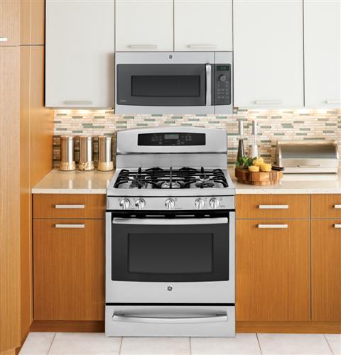 GE Profile™ Series 30" Free-Standing Self Clean Gas Range with Warming Drawer
