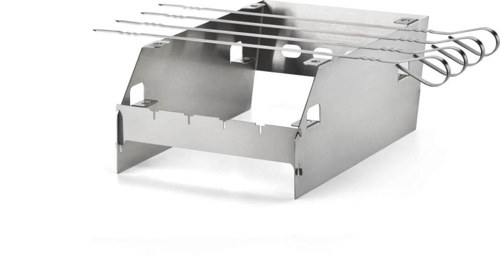 Side Burner Windshield - Large with Skewer Rack