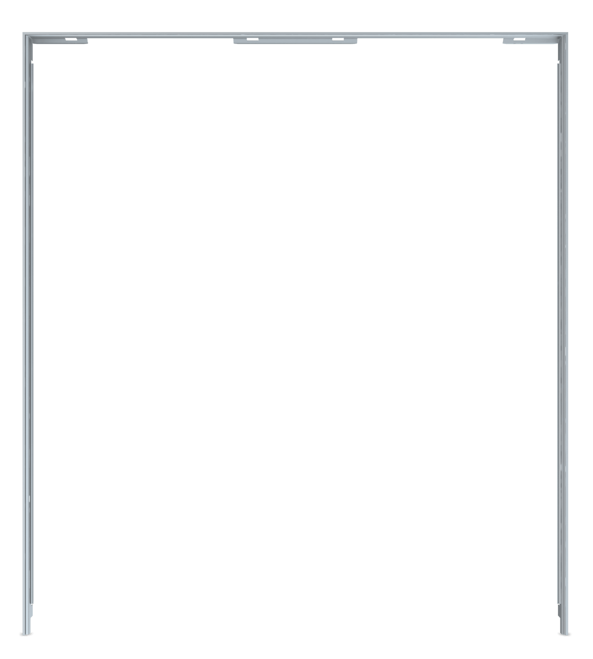 Decor frame set - for a high-quality gap cover with an attached frame.
