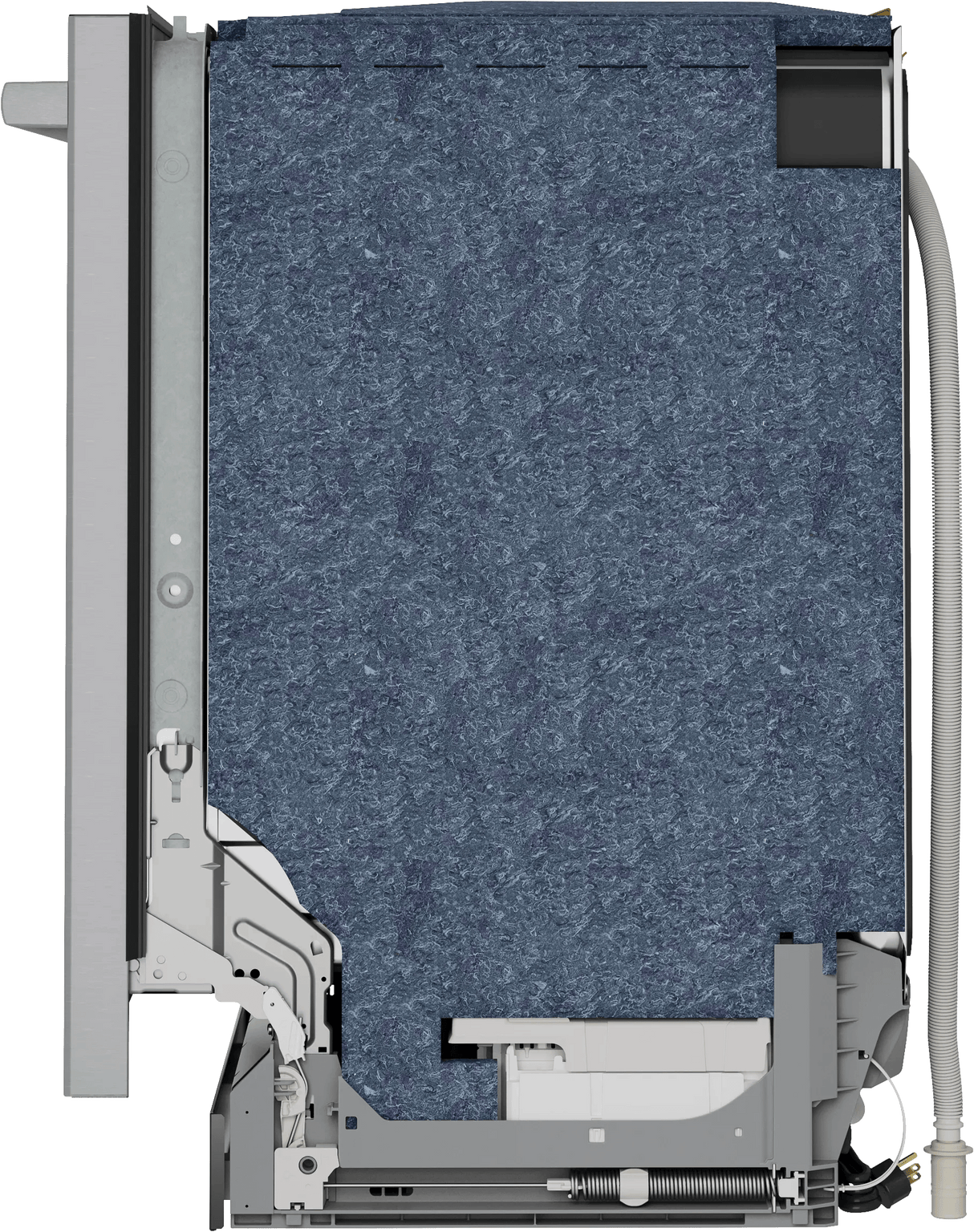 500 Series, built-under dishwasher, 24'', Brushed steel anti-fingerprint