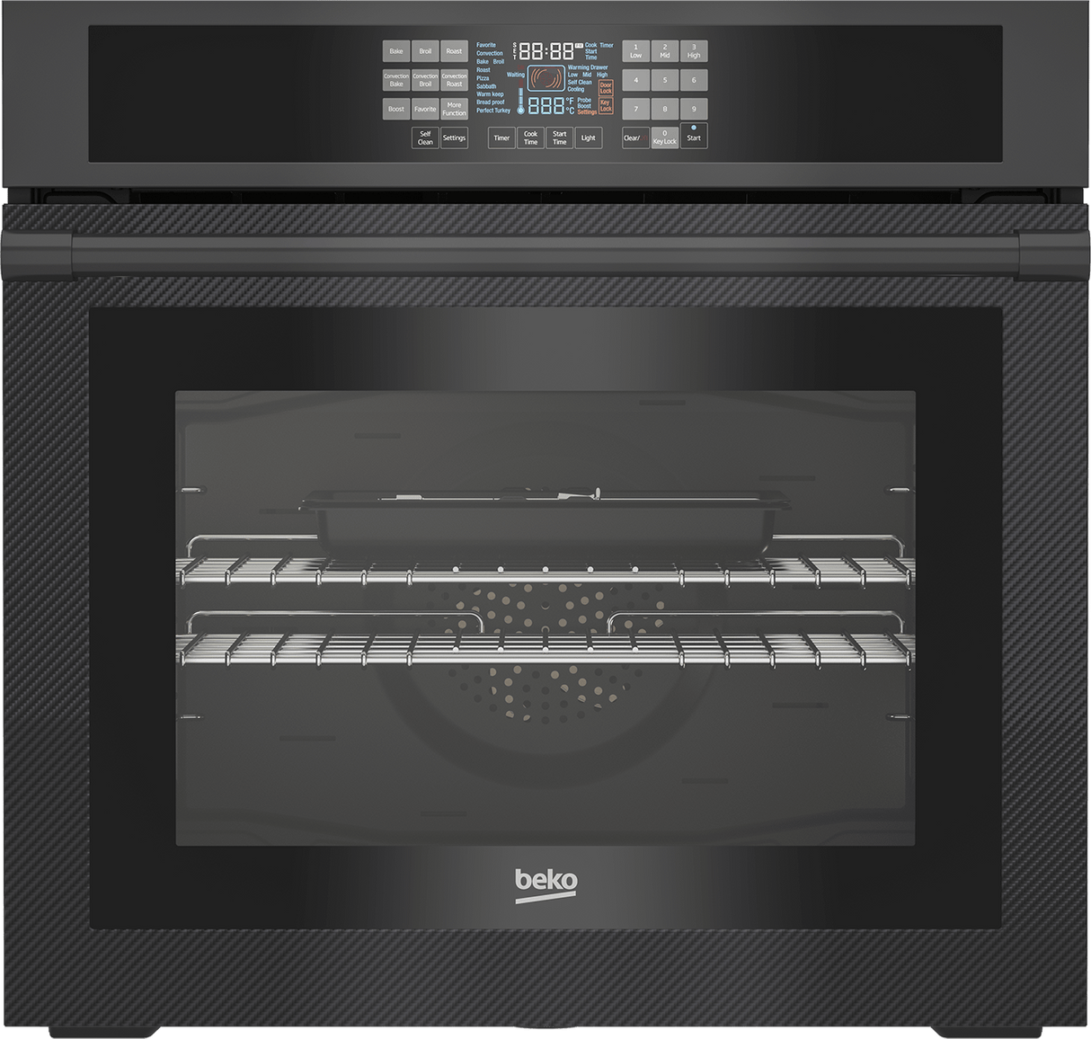 30" Carbon Fiber Single Wall Oven