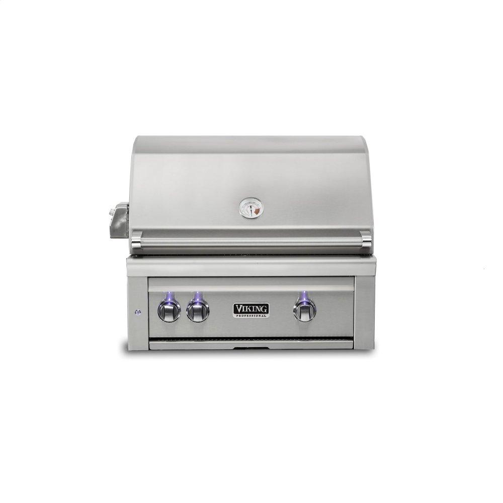 30"W. Built-in Grill w ProSear Burner and Rotisserie, Propane Gas