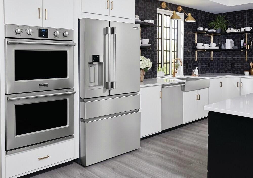 21 Cu. Ft. Counter-Depth 4-Door French Door Refrigerator