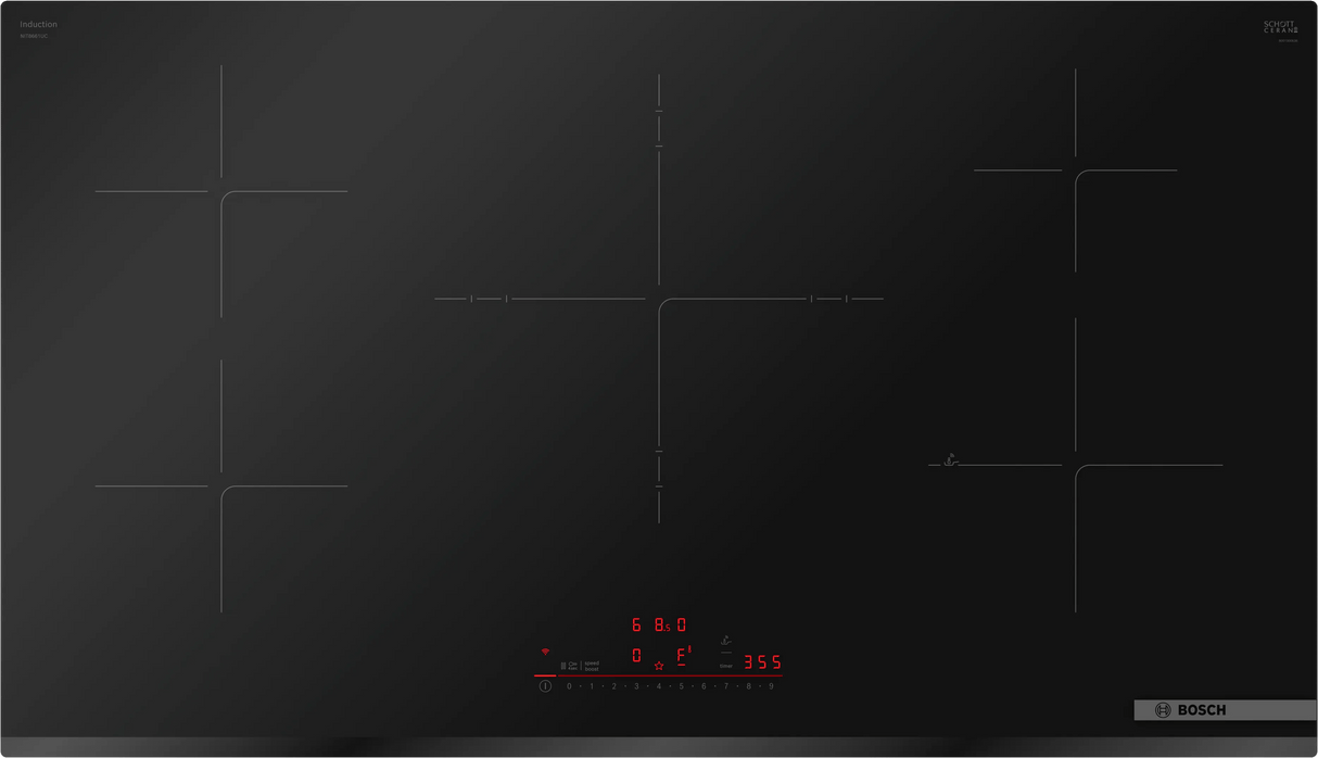 800 Series Induction Cooktop 36" Without Frame