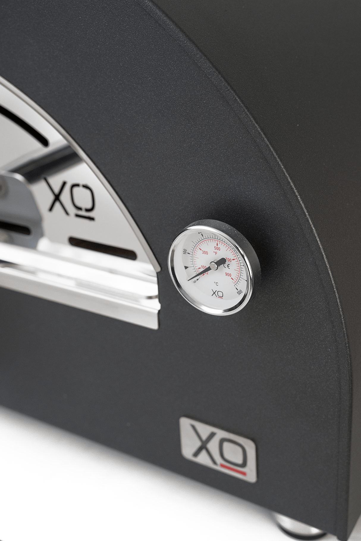 Countertop Hybrid Gas & Wood Oven in Black