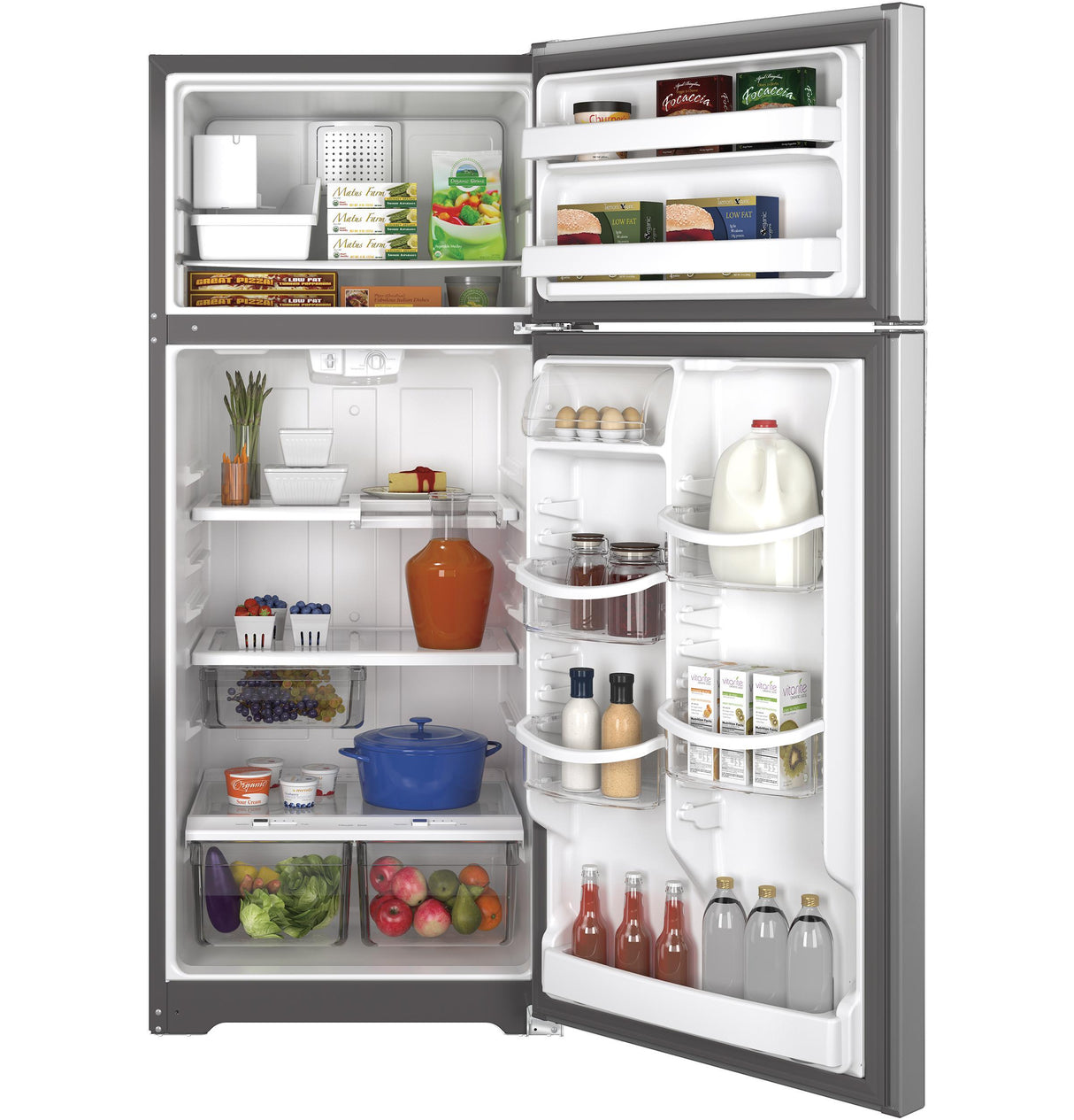 GE® ENERGY STAR® 17.6 Cu. Ft. Top-Freezer Refrigerator