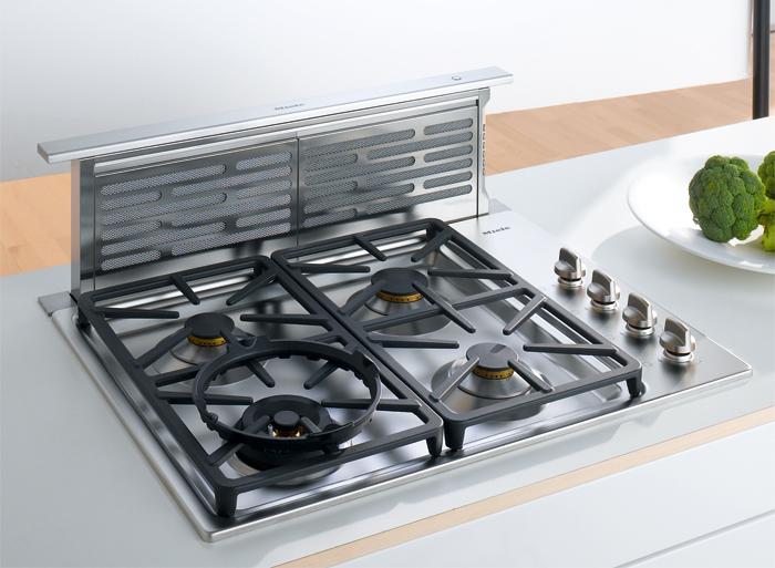 Downdraft hood