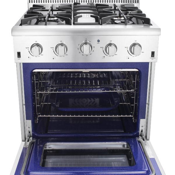 Hrg3026u 30" Professional Stainless Steel Gas Range