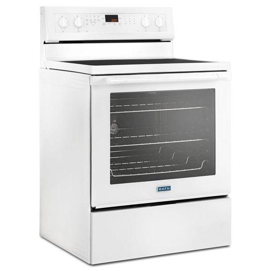 Maytag® 30-Inch Wide Electric Range With True Convection And Power Preheat - 6.4 Cu. Ft. - White