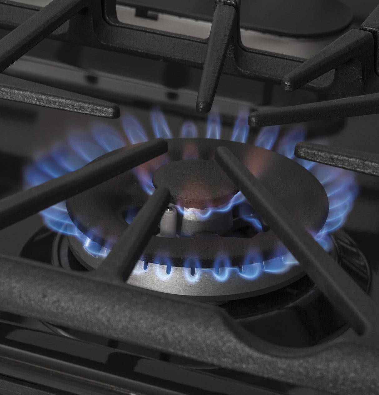 GE Profile™ Series 30" Slide-In Front Control Double Oven Gas Range