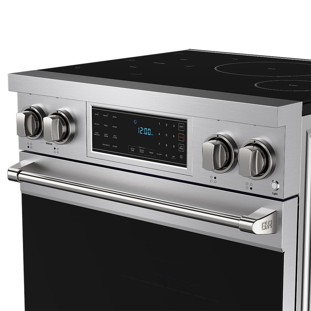 30 Inch Professional Induction Range With Tilt Panel Touch Control In Stainless Steel Gordon Ramsay Series