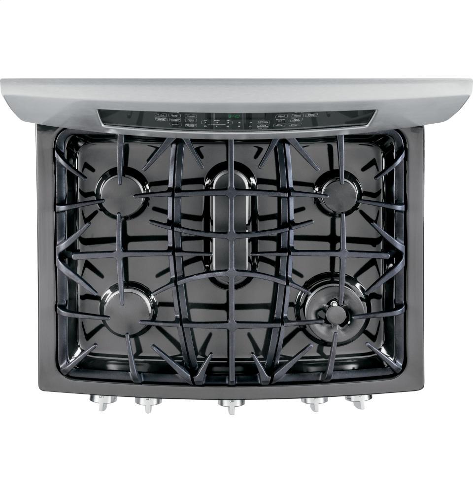 GE Profile Series 30" Dual-Fuel Free-Standing Range with Warming Drawer