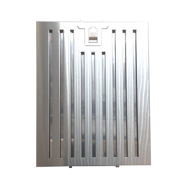 Stainless Steel, Low Resistance Pro Baffle Filter. Dishwasher safe cleaning. Standard on models XOI33, XOI45, XOT and XOT18. Can be used on models XOJ, XOM, XOP, XOQ, XOS, XOV as an optional upgrade.