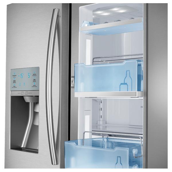 36" Wide, 30 cu. ft. Capacity 4-Door French Door Food ShowCase Refrigerator (Stainless Steel)