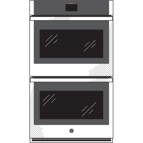 GE® 27" Smart Built-In Convection Double Wall Oven
