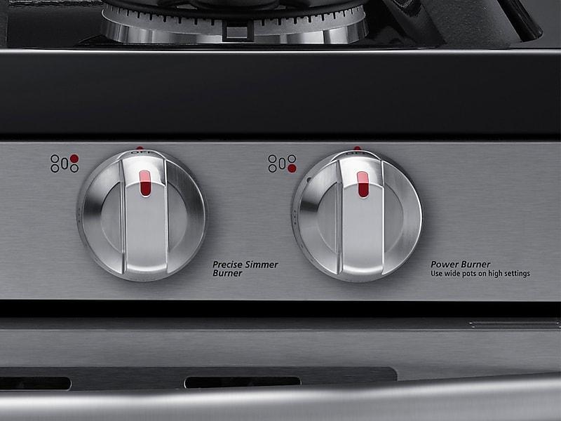 5.8 cu ft. Smart Freestanding Gas Range with Flex Duo™ & Dual Door in Stainless Steel