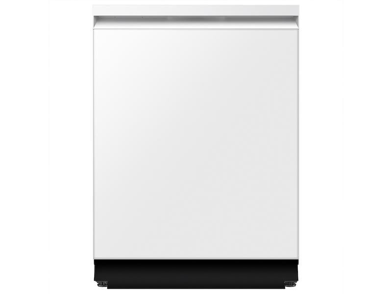 38 dBA Bespoke Smart Dishwasher with 3rd Rack Washing System in White Glass