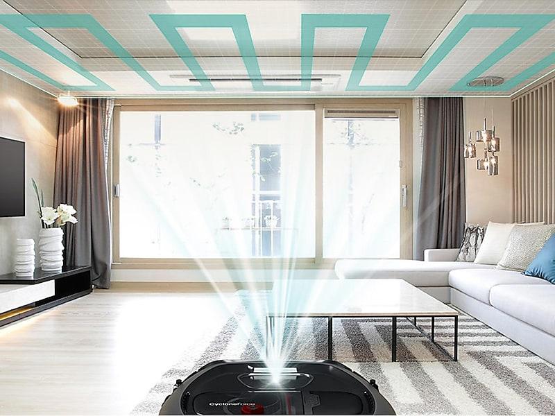 POWERbot™ Smart Robot Vacuum with Visionary Mapping™ in Neutral Grey