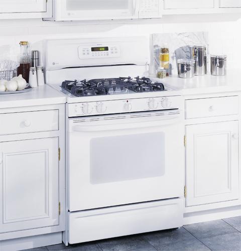 GE Profile 30" Spectra Free-Standing Gas Range with Warming Drawer