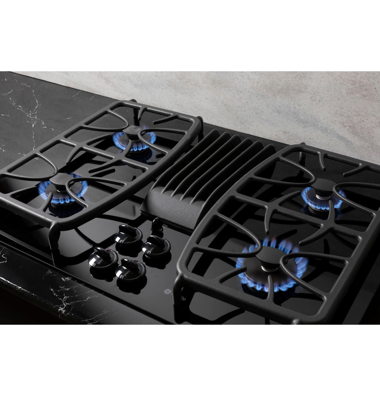 GE Profile™ 30" Built-In Gas Downdraft Cooktop