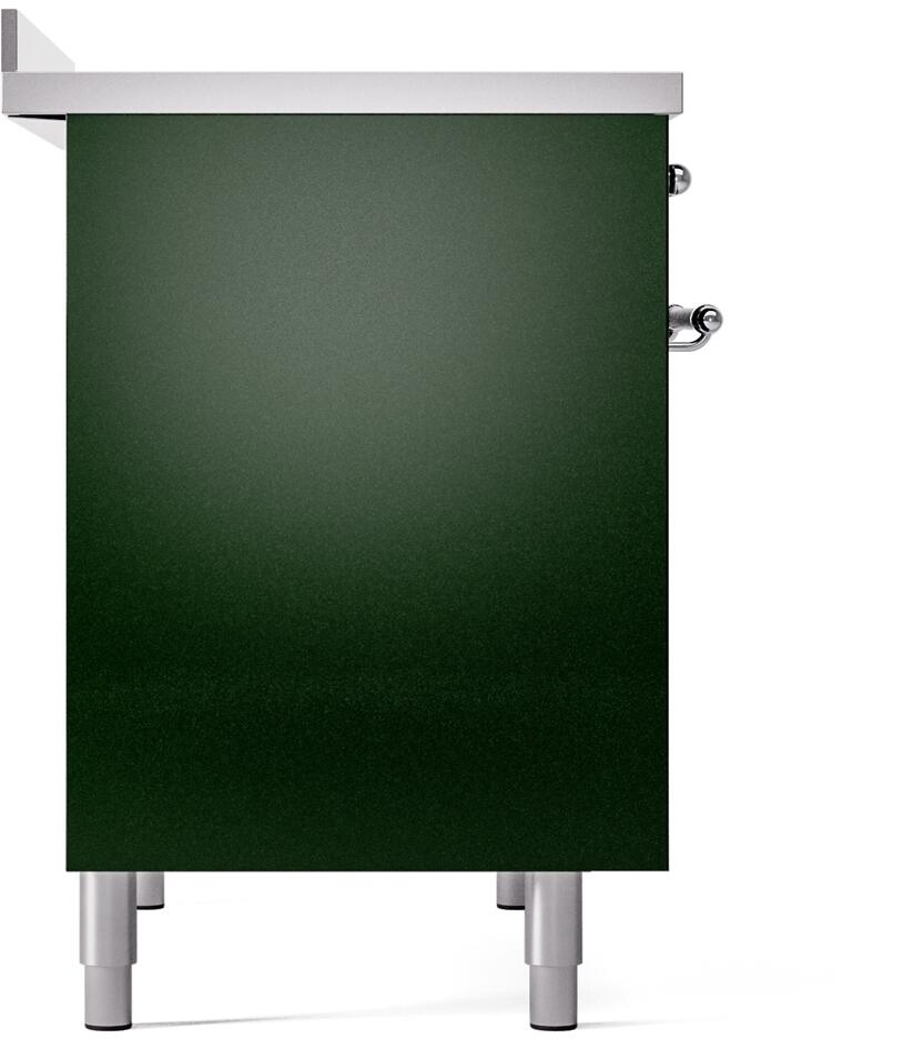 Nostalgie II 40 Inch Electric Freestanding Range in Emerald Green with Chrome Trim