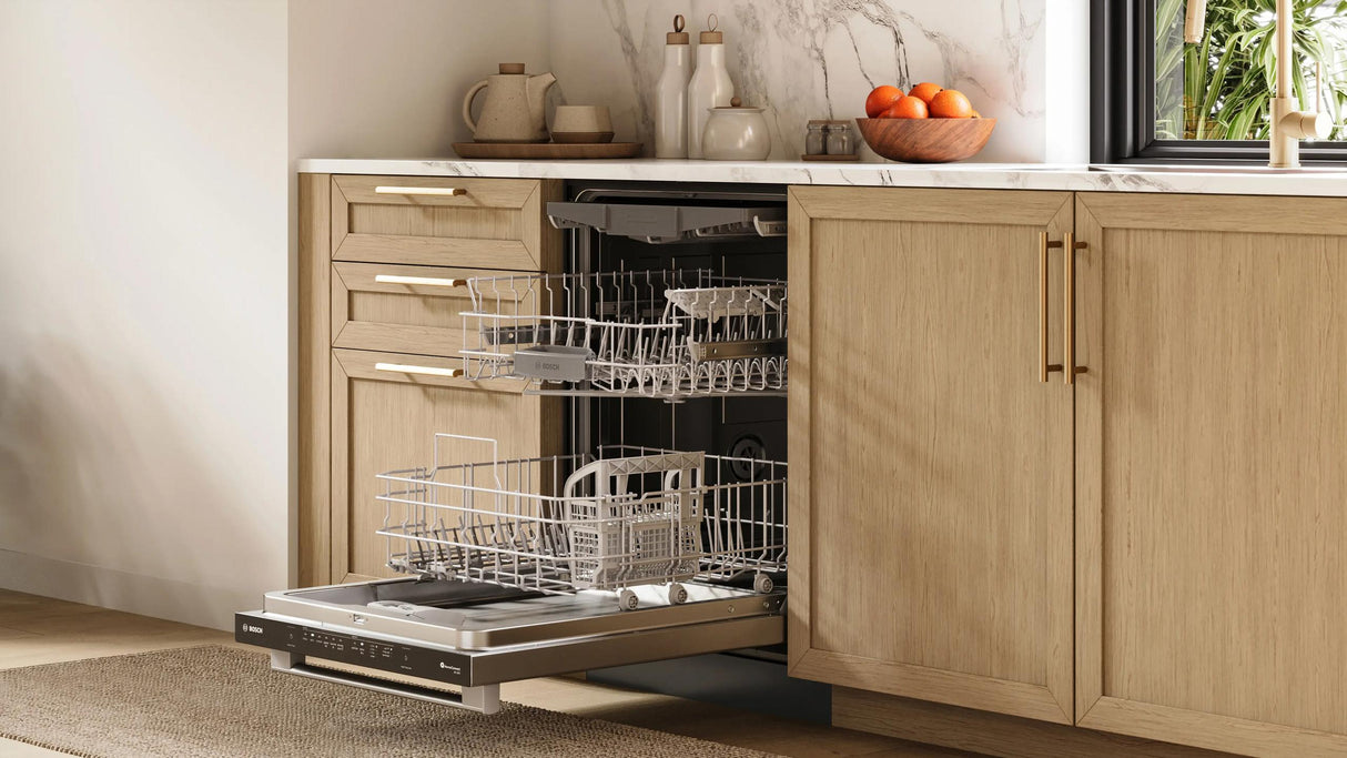 300 Series, built-under dishwasher, 24'', Brushed steel anti-fingerprint
