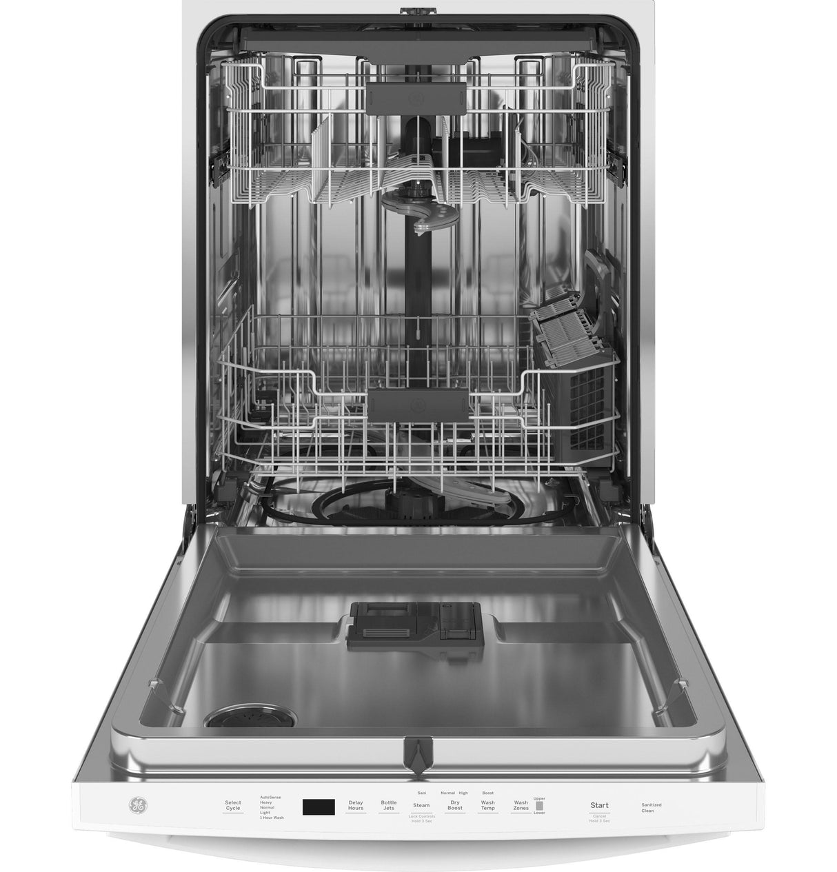 GE® ENERGY STAR® Top Control with Stainless Steel Interior Dishwasher with Sanitize Cycle & Dry Boost with Fan Assist