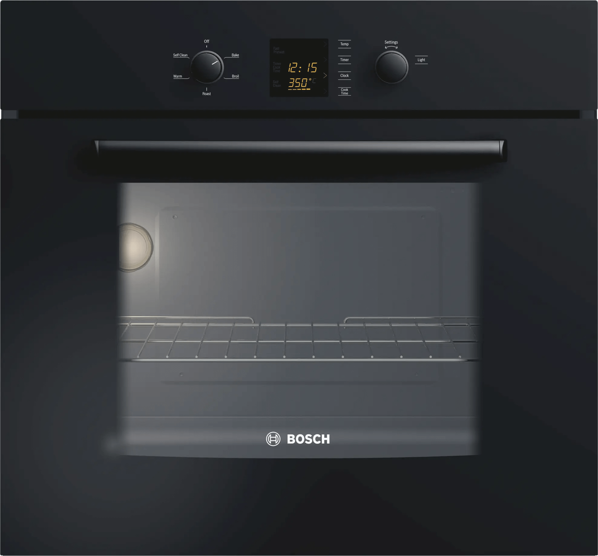 Single Wall Oven 30" Black