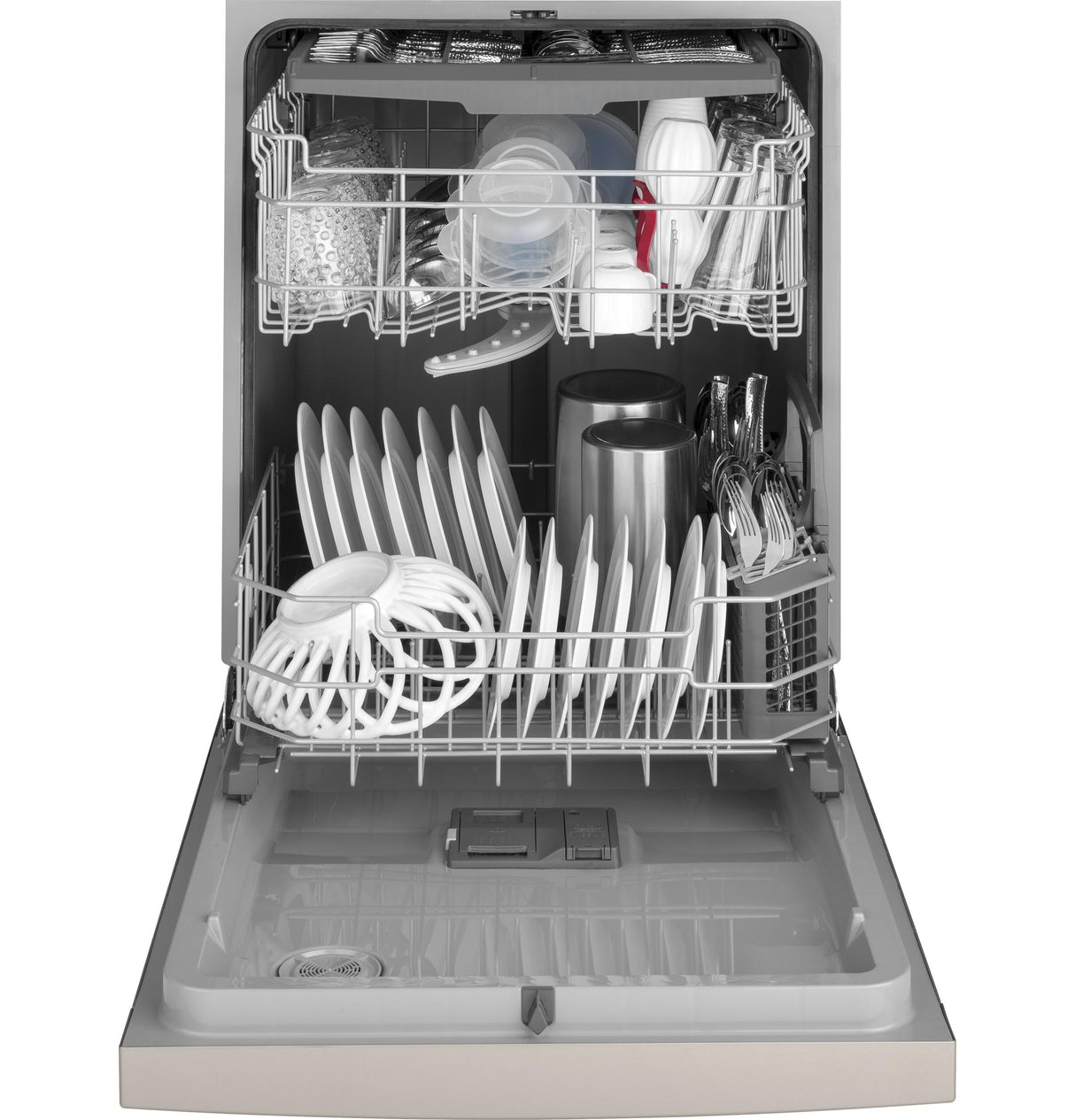 GE® ENERGY STAR® Front Control with Plastic Interior Dishwasher with Sanitize Cycle & Dry Boost