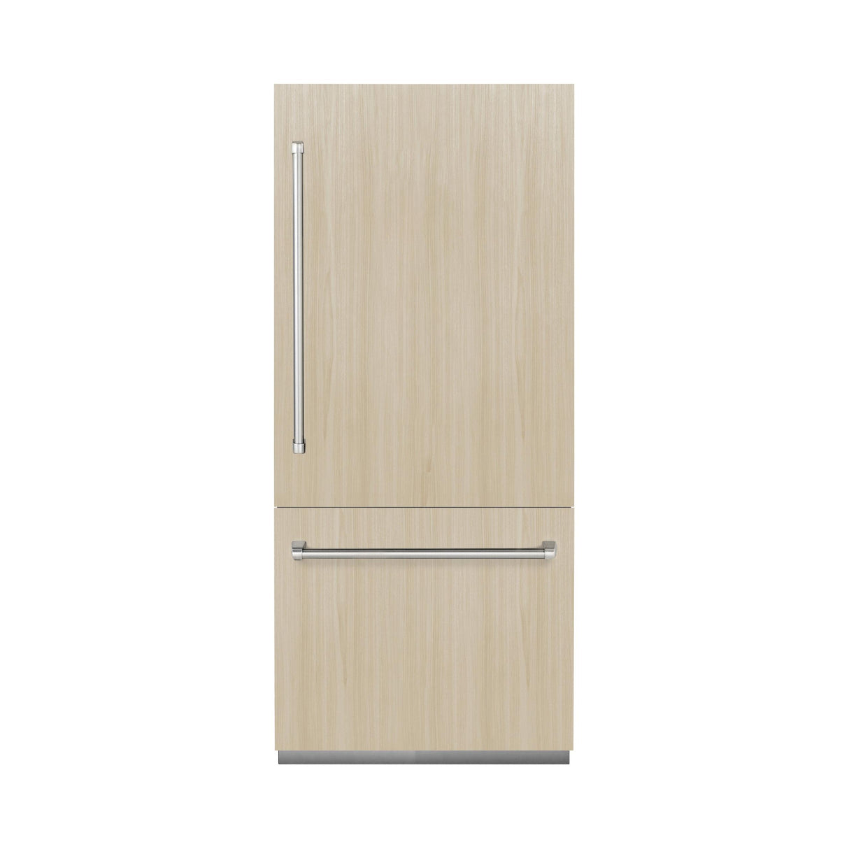 ZLINE 36 in. 19.8 cu. ft. Panel Ready Built-In Bottom Freezer Refrigerator with Water Dispenser and Ice Maker with Graphite Gray Interior (GRBIT-36)