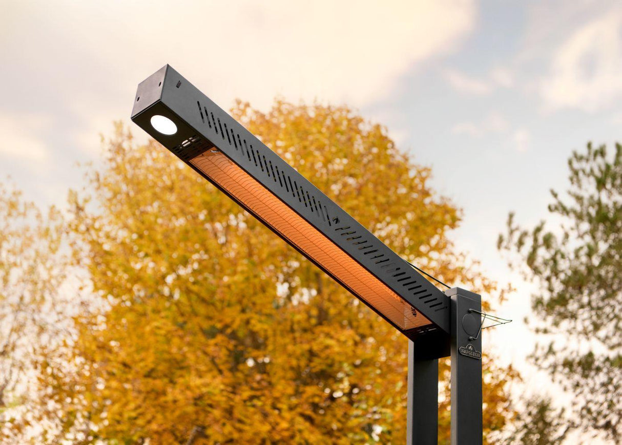 Phantom Freestand Outdoor Electric Infrared Heater , Electric, Matte/Matt Black