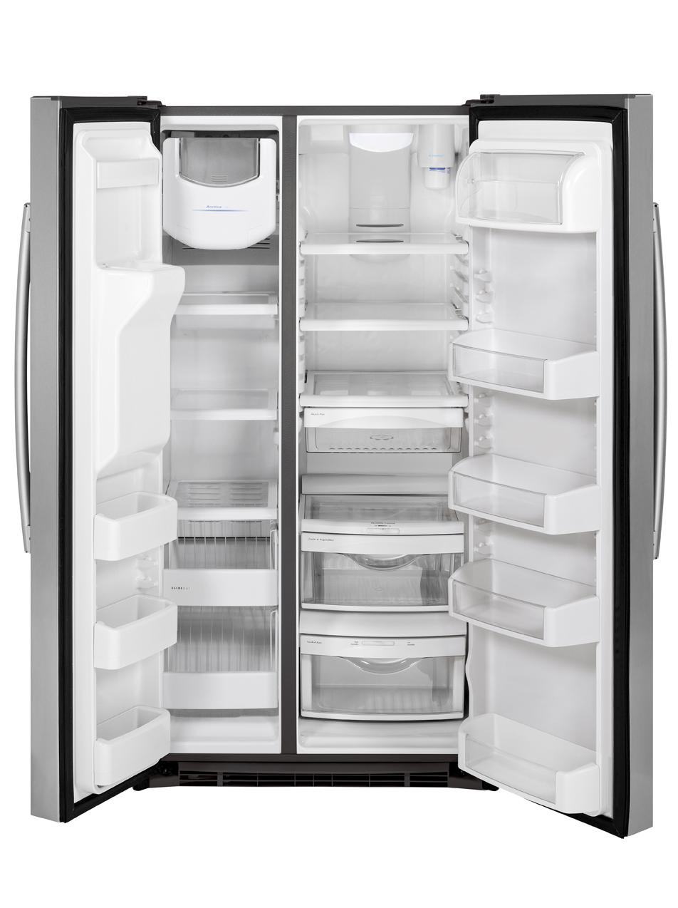 GE® ENERGY STAR® 25.3 Cu. Ft. Side-By-Side Refrigerator