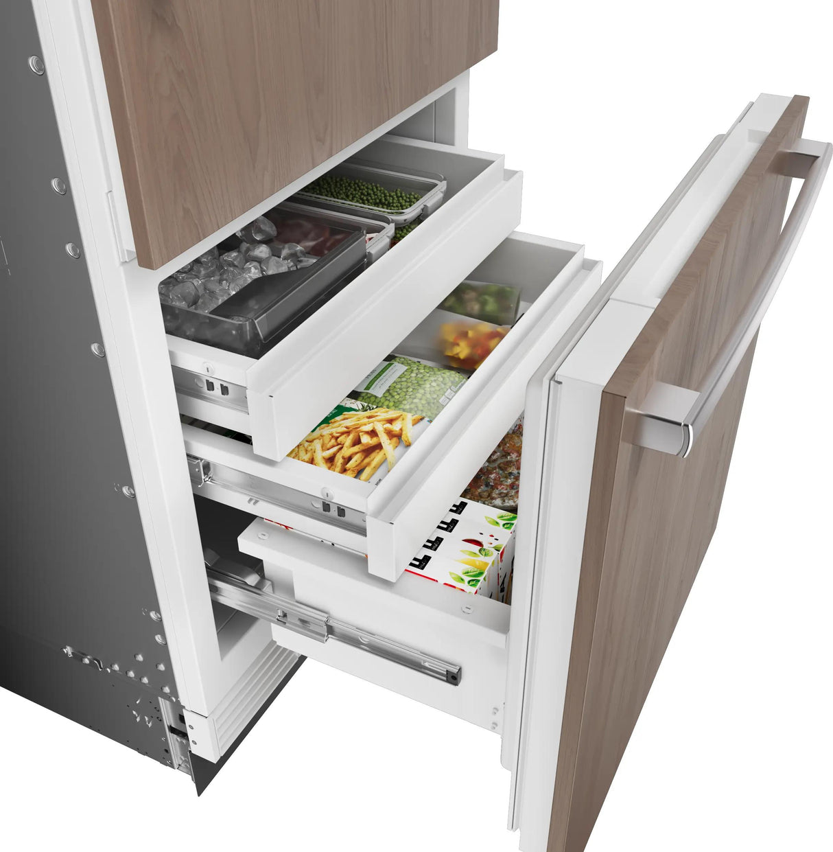Benchmark™ Built-in Bottom Freezer Refrigerator 30'' Softclose® Flat Hinge