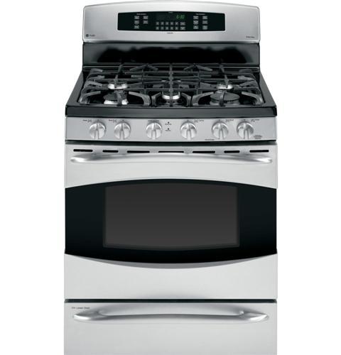 GE Profile™ Series 30" Dual-Fuel Free-Standing Range with Baking Drawer