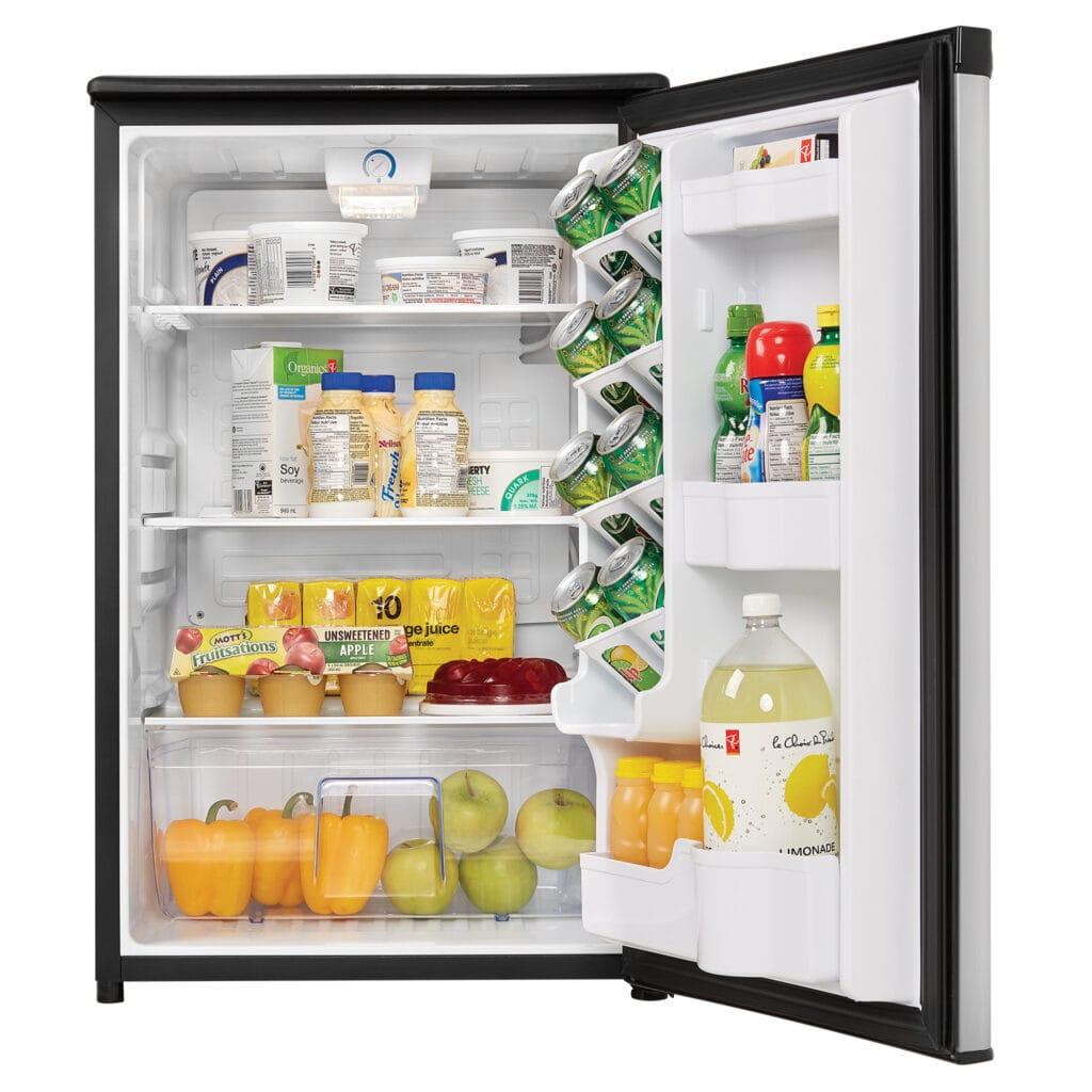 Danby 4.4 cu. ft. Compact Fridge in Stainless Steel Look