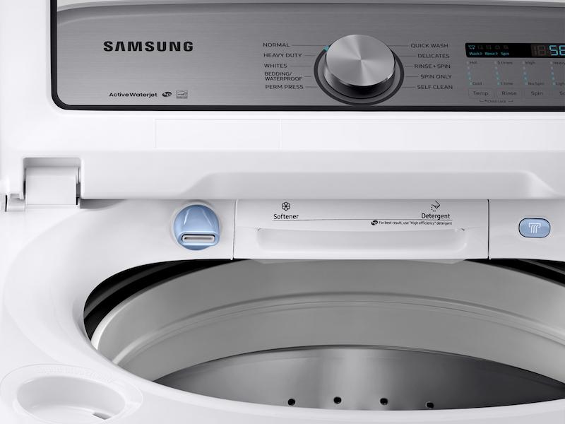 5.4 cu. ft. Top Load Washer with Active WaterJet in White