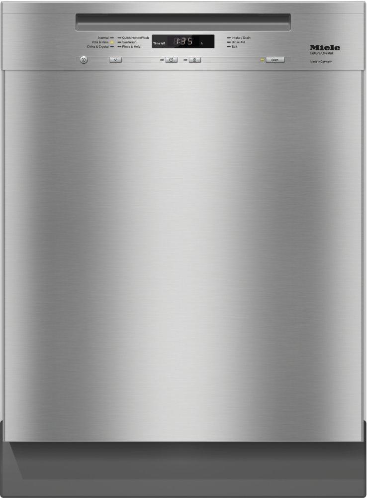 Pre-finished, full-size dishwasher with visible control panel, 3D+ cutlery tray, water softener and 6 Programs