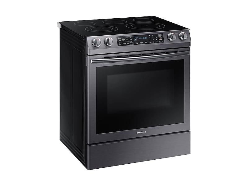 5.8 cu. ft. Slide-In Electric Range in Black Stainless Steel